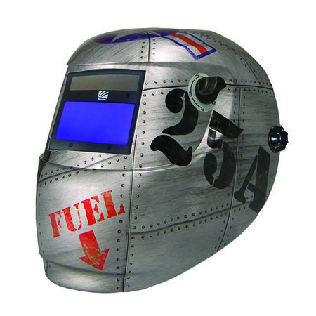 WALTER SURFACE TECHNOLOGIES Welding helmet VISION UNDRILLED shell BLK 3-1500
